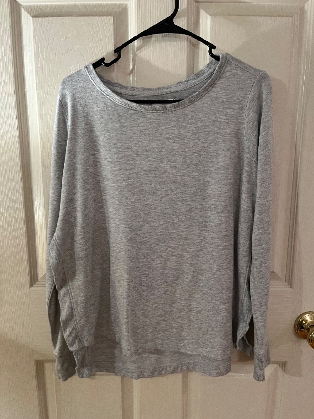 Lou & Grey Signature Soft Gray Cowl Neck Long Sleeve Pullover M